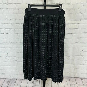 Rebecca Taylor Pleated Sweater Skirt Size Medium